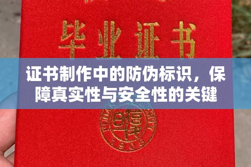 新平证书制作中的防伪标识，保障真实性与安全性的关键