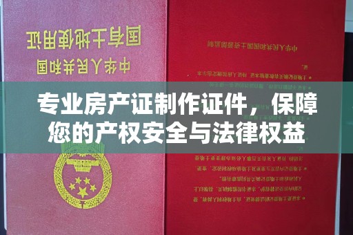 新平专业房产证制作证件，保障您的产权安全与法律权益