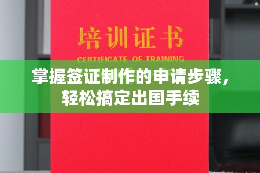 新平掌握签证制作的申请步骤，轻松搞定出国手续