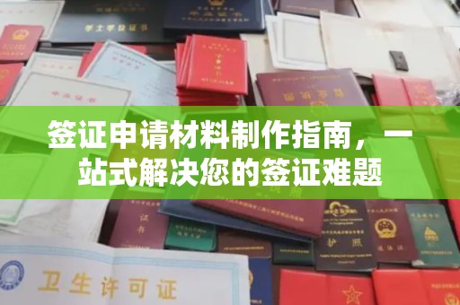 新平签证申请材料制作指南，一站式解决您的签证难题