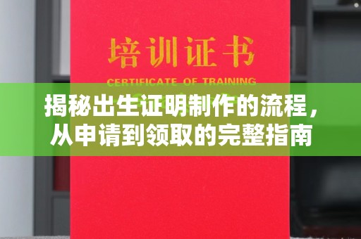新平揭秘出生证明制作的流程，从申请到领取的完整指南